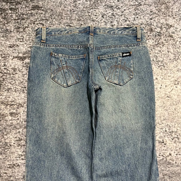 NEW Etnies Jeans Womens 7 (32x32) Blue Low Rise Bootcut Skater Vintage Y2K - Picture 3 of 16